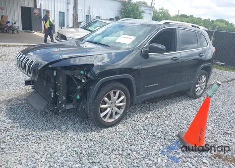 2016 Jeep Cherokee Limited z USA, uszkodzony, nr VIN 1C4PJLDB0GW158368